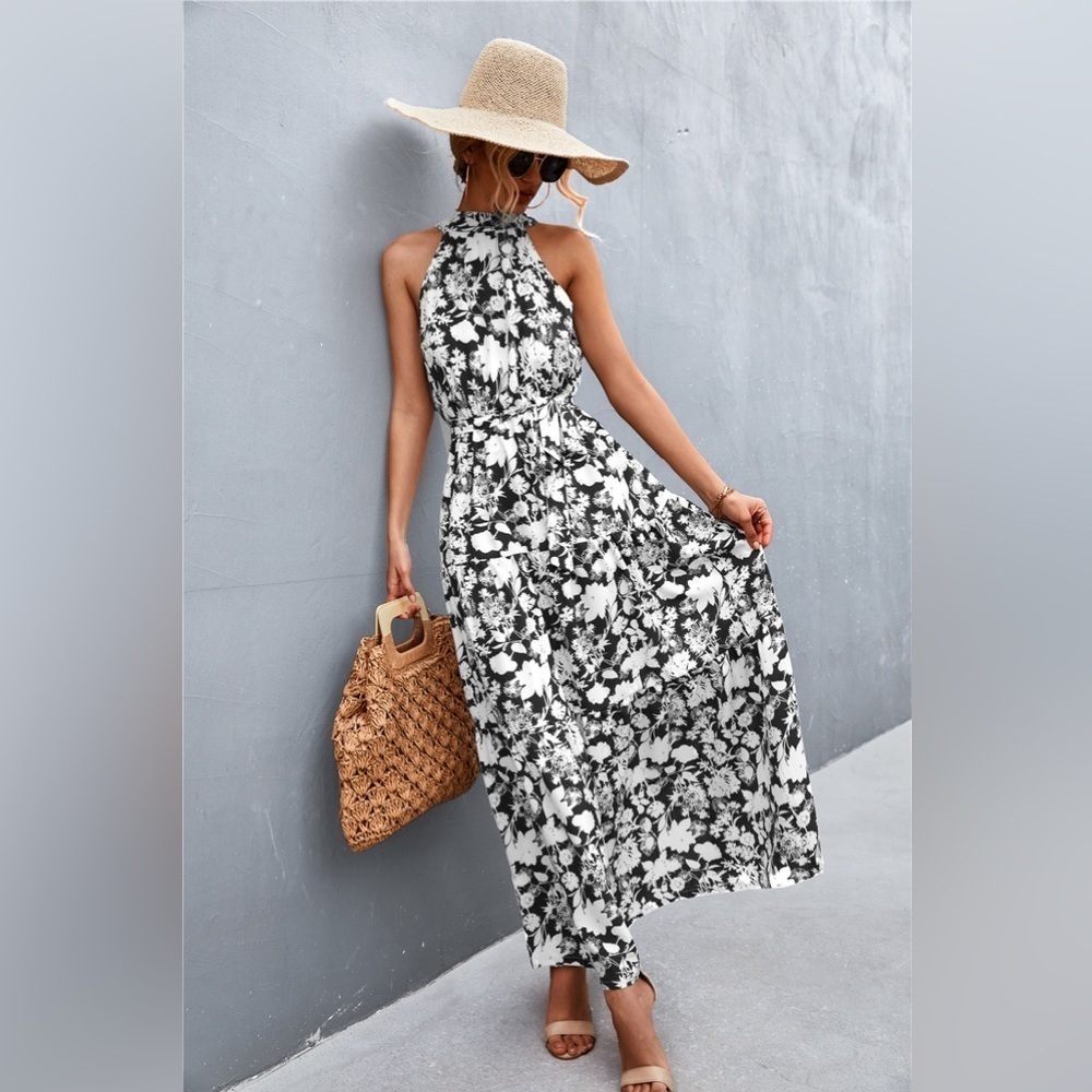 Let Me Remind You Printed Maxi Dress